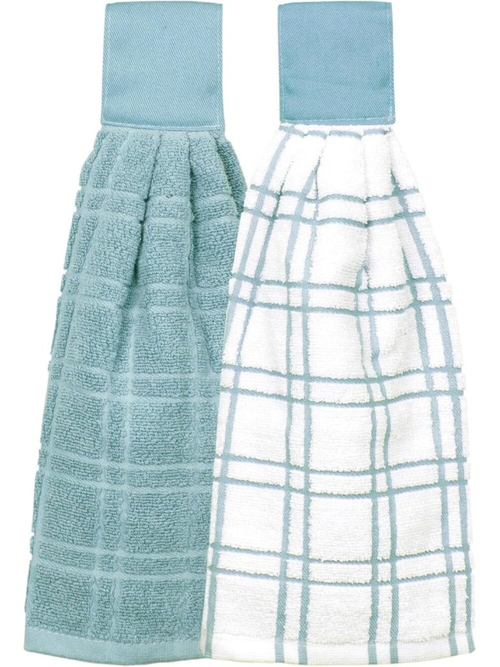 Premium 100% Cotton Solid and Multi Check Kitchen Tie Towel, Absorbent, Super So
